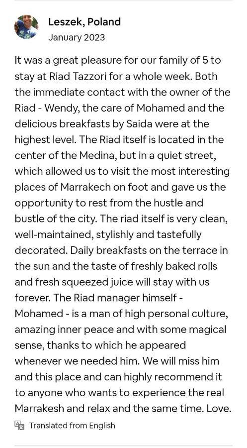 Riad Tazzori Марракеш Екстер'єр фото